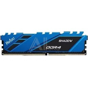 1939633 Радиатор Netac Память DIMM DDR4 8Gb PC28800 3600Mhz Shadow Blue с радиатором (NTSDD4P36SP-08B)