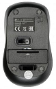 1025919 Мышь Оклик 675MW черный/красный оптическая (1200dpi) беспроводная USB для ноутбука (3but)