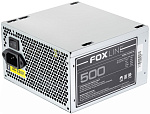1000662233 Блок питания 500Вт/ Power Supply Foxline, 500W, ATX, APFC, 120FAN, CPU 8(4+4)pin, MB 24pin, PCI-E 6+2pin, 1*PATA, 3*SATA, 80+