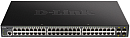 DGS-1250-52XMP/A1A Коммутатор D-LINK PROJ Управляемый L2 PoE-коммутатор, 48x1000Base-T PoE, 4x10GBase-X SFP+, PoE-бюджет 370 Вт, CLI, консольный порт RJ-45