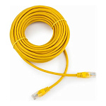 11002401 Патч-корд UTP Cablexpert PP12-10M/Y кат.5e, 10м, литой, многожильный (жёлтый)