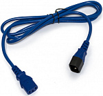 1922644 Шнур питания Hyperline PWC-IEC13-IEC14-1.8-BL C13-С14 проводник.:3x0.75мм2 1.8м 250В 10А (упак.:1шт) синий
