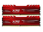 1304603 Модуль памяти ADATA XPG GAMMIX D10 Gaming DDR4 Общий объём памяти 16Гб Module capacity 8Гб Количество 2 2666 МГц Множитель частоты шины 16 1.2 В красн