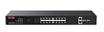 Коммутатор IP-Com G1120P-16-150W (L2) 20x1Гбит/с 2xКомбо(1000BASE-T/SFP) 2SFP 16PoE 135W неуправляемый