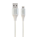 1961066 Filum Кабель USB 2.0, 1 м., белый, 2 А, разъемы: USB A male - Lightning male, пакет. [FL-CPro-U2-AM-LM-1M-W1] (901872)