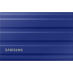 1000697764 Внешние HDD и SSD/ Samsung External SSD T7 Shield, 1TB, Type C-to-C/A, USB 3.2 Gen2, R/W 1050/1000MB/s, IP65, 88x59x13mm, 98g, Blue (12 мес.)