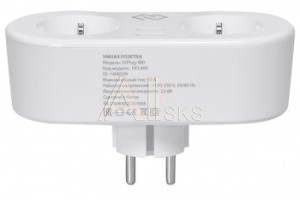 1408329 Умная розетка Digma DiPlug 400 EU Wi-Fi белый (TY1932)