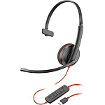 11018141 Plantronics 209748-22 Проводная гарнитура BlackWire C3210 USB-C, SINGLE UNIT 11018141 Plantronics 209748-22 Проводная гарнитура BlackWire C3210 USB-C, SINGLE UNIT