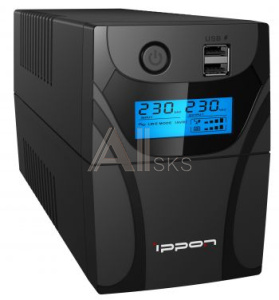1030291 Источник бесперебойного питания Ippon Back Power Pro II 400 240Вт 400ВА черный