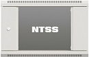 Шкаф коммутационный NTSS Премиум (NTSS-W6U6045GS-2) настенный 6U 600x450мм пер.дв.стекл 60кг серый 365мм 16кг 220град. 370мм IP20 сталь