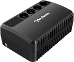 1000449161 ИБП CyberPower BU850E, Line-Interactive, 850VA/425W, 4 Schuko розетки, Black, 0.2х0.15х0.2м., 5кг. UPS Line-Interactive CyberPower BU850E 850VA/425W