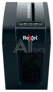 1528362 Шредер Rexel Secure X6-SL EU черный (секр.P-4) фрагменты 6лист. 10лтр. скрепки скобы
