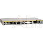 AT-FS750/52-50 Allied Telesis 48 Port Fast Ethernet WebSmart Switch with 4 uplink ports (2 x 10/100/1000T and 2 x SFP-10/100/1000T Combo ports)