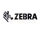 02100BK15645 Zebra Wax Ribbon, 156mmx450m (6.14inx1476ft), 2100; High Performance, 25mm (1in) core, 12/box