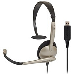 1305518 KOSS CS-95 USB {гарнитура,дуговые,частотный диапазон 30-16000Гц, импеданс 32 Ом, чувствительность 91 дБ ,миниразъем, шнур 2,4м, 1 наушник, USB-подключ