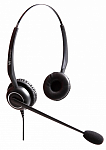 VT5000-D QD(P)-RJ9(03) VT Проводная бинауральная гарнитура, Узкополосный звук, Эффективное шумоподавление (до 90%), Разъем QD (переходник QD-RJ9 в комплекте).