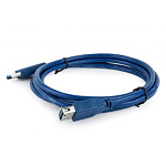 1791158 Bion Кабель удлинительный USB 3.0 AM/AF, 1.8m, позолоченные контакты, синий [BXP-CCP-USB3-AMAF-6]