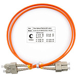 11053379 Cabeus FOP-62-SC-SC-1m Шнур оптический duplex SC-SC 62,5/125 mm 1м LSZH