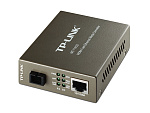 MC112CS TP-Link Медиаконвертер 10/100 Мбит/с RJ45 - 100 Мбит/с разъём SC (одномодовый), полнодуплексный,Tx:1310нм, Rx:1550нм, до 20км, переключающийся адаптер