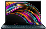 1177766 Ноутбук Asus ZenBook Pro Duo UX581GV-H2002T Core i7 9750H/16Gb/SSD1Tb/nVidia GeForce RTX 2060 6Gb/15.6"/OLED/Touch/UHD (3840x2160)/Windows 10/dk.blue/
