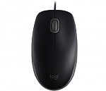 1088423 Мышь Logitech B110 SILENT черный/серый оптическая (1000dpi) silent USB2.0 для ноутбука (2but)