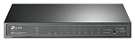 Коммутатор TP-Link TL-SG2210P, 8-портовый гигабитный настольный PoE Smart , 8 гигабитных портов RJ45 + 2 SFP-слота, 802.3af/at, до 61 Вт PoE