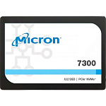 1000675766 Накопитель CRUCIAL Твердотельный Micron SSD 7300 PRO, 7680GB, U.2(2.5" 7mm), NVMe, PCIe 3.0 x4, 3D TLC, R/W 3000/1900MB/s, IOPs 520 000/85 000, TBW 22400,