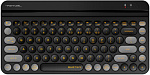 1789656 Клавиатура A4Tech Fstyler FBK30 черный/серый USB беспроводная BT/Radio slim Multimedia (FBK30 BLACKCURRANT)