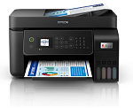 C11CJ65407 Epson L5290 МФУ А4 цветное: принтер/копир/сканер/факс, 33/15 стр./мин.(чб/цвет), ADF 30 стр., USB/LAN, в комплекте чернила 7 500/4 500 стр.(чб/цвет)