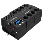 Источник бесперебойного питания (ИБП) CyberPower BR700E, Line-Interactive, 700VA/420W, 8 (4+4) Schuko розеток, USB. / CBR-BR700EA / UPS CyberPower B
