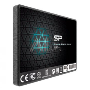 493255 Накопитель SSD Silicon Power SATA-III 480GB SP480GBSS3S55S25 Slim S55 2.5"