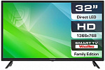 1628381 Телевизор LED Prestigio 32" PTV32SS06ZCISBK Top WR черный HD READY 50Hz DVB-T DVB-T2 DVB-C DVB-S2 USB WiFi Smart TV (RUS)
