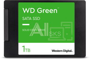 1000682230 Твердотельный накопитель/ WD SSD Green, 1.0TB, 2.5" 7mm, SATA3, QLC, R/W 545/385MB/s, IOPs н.д./н.д., TBW н.д., DWPD н.д. (12 мес.)