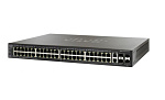 111333 Коммутатор [SG550X-48P-K9-EU] Cisco SB SG550X-48P 48-port Gigabit PoE Stackable Switch
