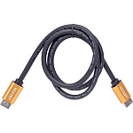 11039359 Rexant (17-6102) Кабель HDMI - HDMI 2.0, 1м, Gold (цветная коробка)