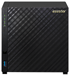 AS1004T. ASUSTOR AS1004T /V2/ 4-Bay NAS/CPU (2Core)/512MBDDR3/noHDD,LFF(HDD,SSD)/1x1GbE(LAN)/2xUSB3.0/4ip camera license ; 90IX00K1-BW3S20