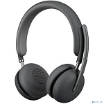 Гарнитура игровая Logitech Zone Wireless 2, для компьютера/мобильных устройств, накладные, Bluetooth, графитовый [981-001311]