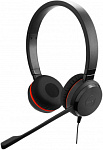 1896660 Наушники с микрофоном Jabra EVOLVE 40 MS черный 2.15м накладные USB оголовье (6399-823-189)