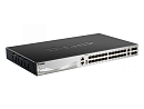 DGS-3130-30S/B1A Коммутатор D-LINK PROJ Управляемый L3 стекируемый , 24x1000Base-X SFP, 2x10GBase-T, 4x10GBase-X SFP+, CLI, порт управления 1000Base-T, консольный порт