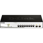 1000679675 Коммутатор D-LINK Коммутатор/ DGS-1210-10/F Smart L2 Switch 8х1000Base-T, 2х1000Base-X SFP, Compact CLI