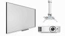 Интерактивная доска SMART SBM787V с проектором EXD203STW и креплением DSM-14kw