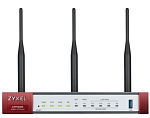 1000597146 Межсетевой экран/ ZYXEL ZyWALL USG FLEX 100W Firewall with 1-year subscriptions (AS, AV, CF, IDP), 2xWAN GE (1xRJ-45 and 1xSFP), 4xLAN / DMZ GE,
