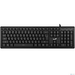 Клавиатура Genius SlimStar 820, {Черный, проводная, USB, 104 клавиши} [31310055402]