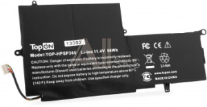 1986334 Батарея для ноутбука TopON TOP-HPSP360 11.4V 3600mAh литиево-ионная (103331)