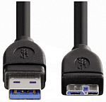 824127 Кабель Hama H-54507 USB 3.0 A(m) mini USB 3.0 B (m) 1.8м (00054507) черный