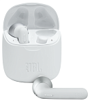 JBLT225TWSWHT JBL T225 TWS наушники внутриканальные с микрофоном: BT 5.0, до 5 часов, цвет белый