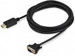 1147207 Кабель аудио-видео Buro 1.1v DisplayPort (m)/VGA (m) 3м. позолоч.конт. черный (BHP DPP_VGA-3)