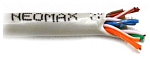 NM710001 Кабель Neomax [NM710001] U/UTP cat.5e 4x2x0.48 (24 AWG) Медь, PVC внутренний (305 м), серый