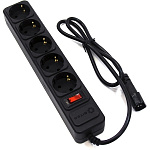 1701498 5bites SP5B-110U Сетевой удлинитель SP5B-110U 5S / 3*0.75MM2 / 1M / BLACK