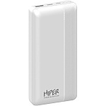 1912377 Hiper Мобильный аккумулятор 20000mAh 3A QC PD 1xUSB белый (MX PRO 20000 WHITE)